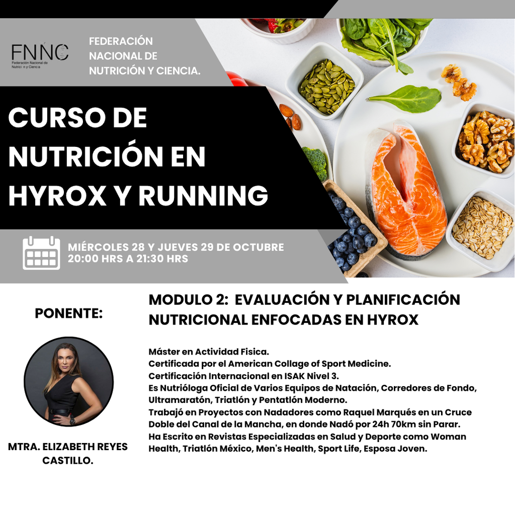 Curso de Nutrición en HYROX y Running