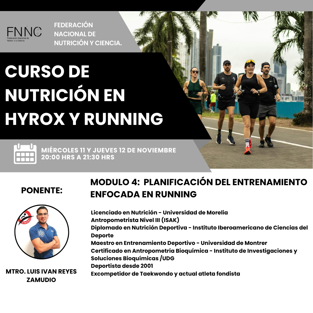 Curso de Nutrición en HYROX y Running