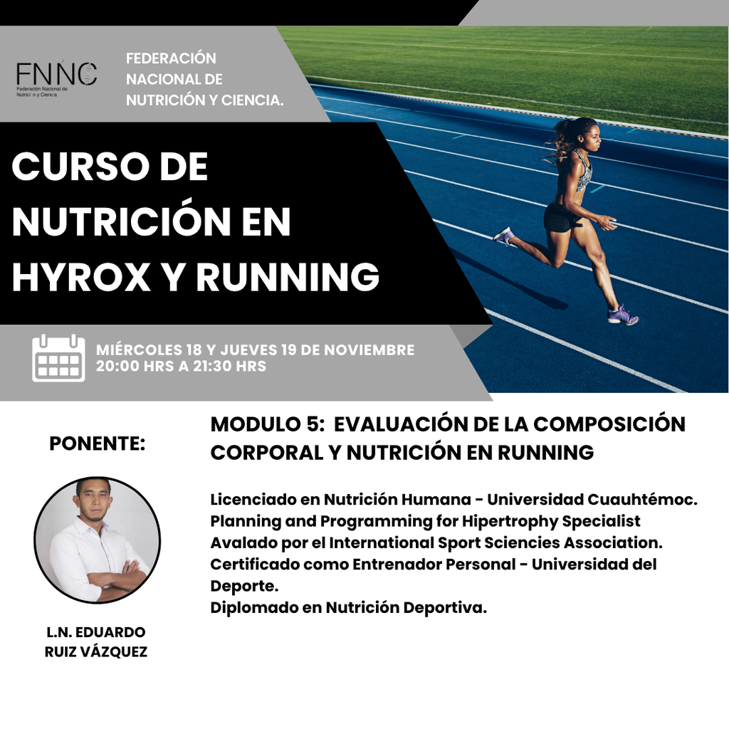 Curso de Nutrición en HYROX y Running