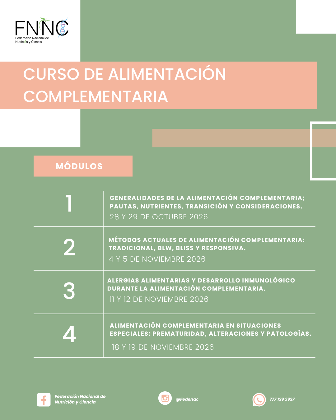 Curso de Alimentación Complementaria