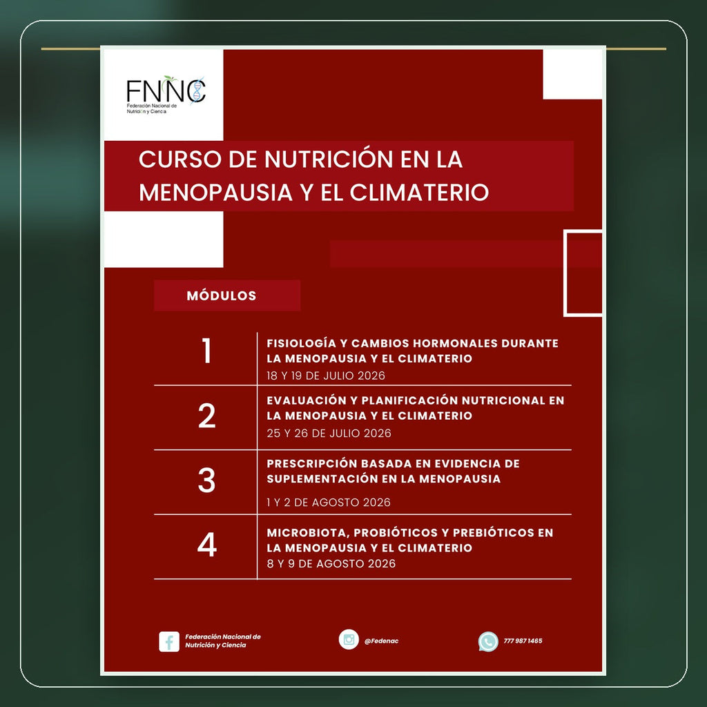Temario Curso de Nutricion en la Menopausia y el Climaterio