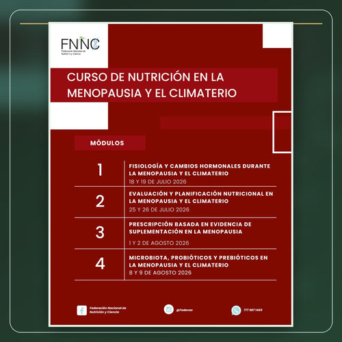 Temario Curso de Nutricion en la Menopausia y el Climaterio
