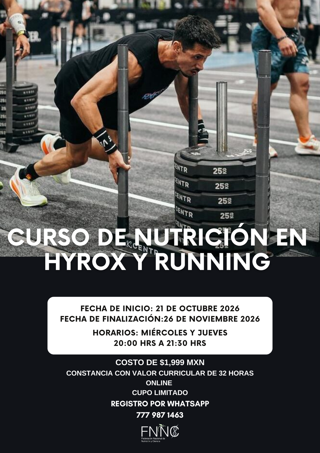 Curso de Nutrición en HYROX y Running
