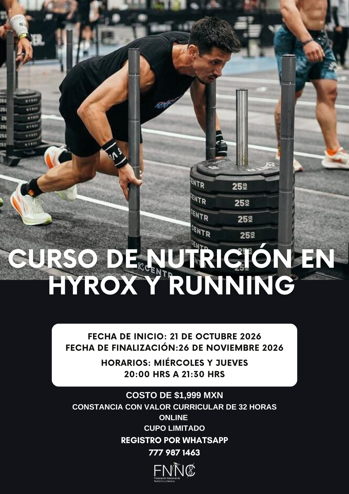 Curso de Nutrición en HYROX y Running