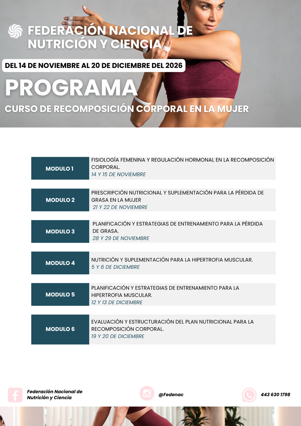 Curso de Recomposición Corporal en la Mujer